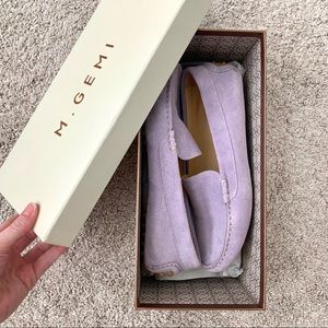 M. Gemi The Felize Lilac Suede Loafers